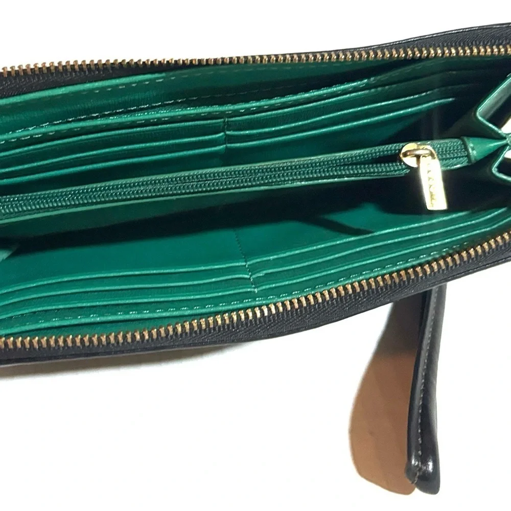 Fossil Black Leather Pouch